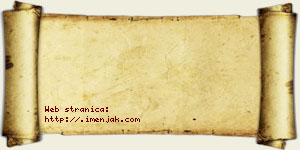 Tamara Večanski vizit kartica